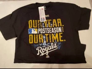 Kansas City Royals Majestic Brand Authentic Collection 2014 Postseason Short Sle - Bild 1 von 1