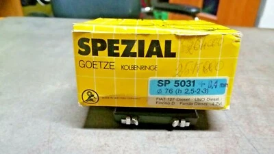 SERIE FASCE PISTONI FIAT 127 DIESEL UNO DIESEL FIORINO PANDA DIESEL SP5031 Ø76  - Immagine 1 di 2