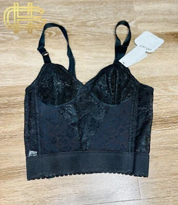 Rago Longline Bra Style 2202 Black 36DD - Picture 1 of 1