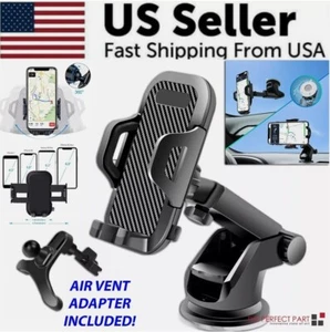 360° Universal Mount Holder Car Stand Windshield For Mobile Cell Phone GPS Video - Picture 1 of 16