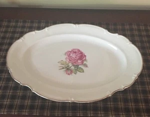 Piatto da portata Hutschenreuther "Belrose" 12". Ottime condizioni - Foto 1 di 4