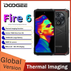 DOOGEE Fire 6 Rugged Phone Thermal Imaging 6GB+256GB 6.56" 90Hz 15500mAh NFC 4G - Afbeelding 1 van 16