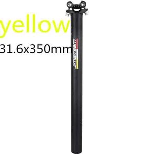Carbon Fiber MTB / Road Bike Seat Post 27.2/30.8/31.6*350/400mm Bicycle Seatpost - Picture 1 of 42