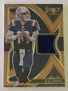 2022 Select Select Swatches Copper Prizm Mac Jones Jersey 08/49 - Picture 1 of 2