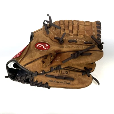 Rawlings PP115BC 11.5" Player Preferred RHT Baseball Glove Mitt Youth Basket Web - Image 1 of 4
