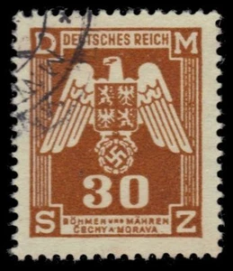 BOHEMIA and MORAVIA O13 (Mi D13) - German Eagle "Official Postage" (pf74220) - Picture 1 of 1