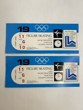 1980 Winter Olympics Lake Placid Figure Skating Short Program - Men - 2 Tickets