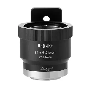 Zhongyi adattatore obiettivo B4 2/3" obiettivo a micro 4/3 m4/3 Panasonic GH3 GH4 GH5 BMPCC - Foto 1 di 4