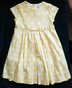 Gymboree Yellow Vintage Sundress Size 6 Polka Dot "Sweet As Sugar" Summer Dress - Picture 1 of 9