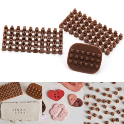Alphabet Letter Number For Cookie Biscuit Stamp Embossing Cutter Cake Mould Kit - Image 1 of 4