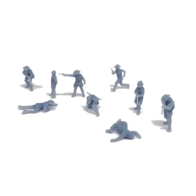 Outland Models Railroad Layout Old West Officials and Outlaws Set HO Scale - Image 1 of 2