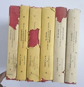 Hatalkar, Dr. V. G.: registros franceses relacionados con la historia de los marathas. 9 vol. 3000p - Imagen 1 de 8