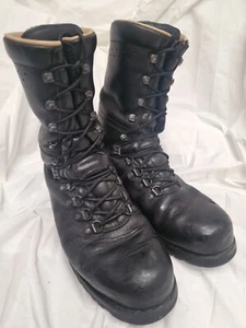 Botas de combate de cuero pesado del ejército austriaco para botas Reino Unido talla 8 UE 42 - Imagen 1 de 8