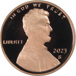 2023 S Lincoln Shield Cent Choice Proof Penny 1c Coin - Picture 1 of 4