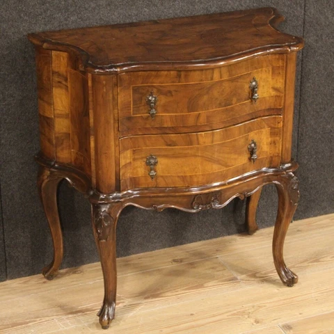 Small Venetian dresser in inlaid wood furniture antique style 900 commode Cover