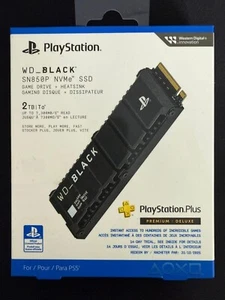 WD_BLACK SN850P 2 To PS5 SSD, Disque SSD interne, Carte d'extension PS5, Officie - Photo 1/6