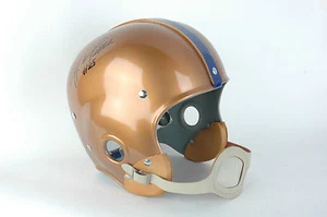 1950s LSU Suspension Football RT Helmet Autographed Y.A. Tittle - Picture 1 of 4