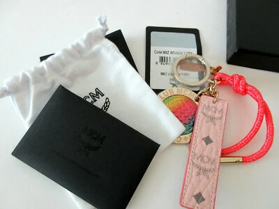 MCM Key chain Charm Powder Pink Bag  w/ Dust Bag & Box - Image 1 of 4