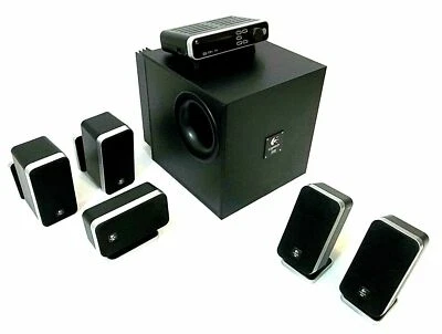 Logitech Z-5450 Digital 5.1 Surround Sound System with Wireless Rear Speakers - Image 1 of 4
