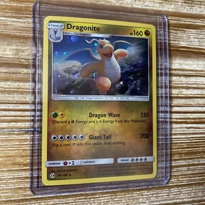 Dragonite 96/149 Sun & Moon Cosmos 2017 Holo Rare Pokemon Card MP - Picture 1 of 2