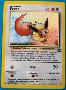 Eevee #11 Black Star Promo Holo Rare 2000 WOTC Pokemon Card - EX/NM 1 Each - Picture 1 of 3
