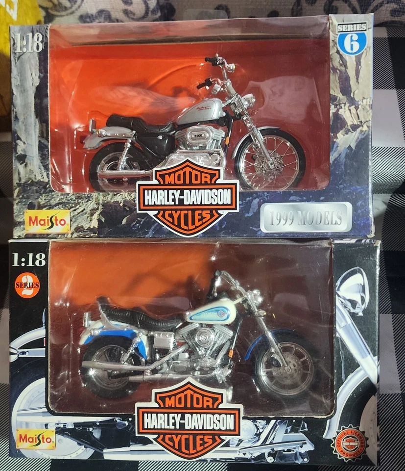 Harley Davison Motorcycles Series 2/6 Diecast - Image 1 of 3