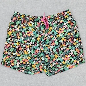 Chubbies Swim Trunks Men's Medium Black The Bloomerangs Floral 5.5” Lined Beach - Imagen 1 de 10