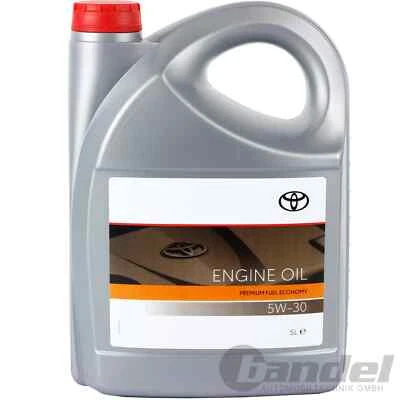 1x5 LITROS ACEITE DE MOTOR ORIGINAL TOYOTA PREMIUM ECONOMÍA DE COMBUSTIBLE 5W30 ACEA C2 API SN - Imagen 1 de 4