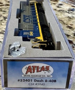Atlas N Scale GE Dash 8-40B CSX #5940 Locomotive DC/DCC/NIB - Picture 1 of 5
