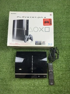 Tested Sony PlayStation 3 PS3 Fat 80GB Console Complete In Serial # Matching Box - Picture 1 of 12