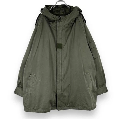 Parka de campo del ejército francés F2 abrigo militar tamaño 120L con forro u... - Imagen 1 de 4