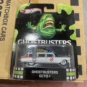 Hot Wheels 2013 Retro Entertainment Ghostbusters - Ghostbusters Ecto-1 X8919 - Picture 1 of 7