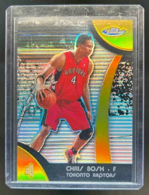 Finest Chris Bosh Refractor Gold #6/25 Raptors 2007-08 Foto 1 de 2