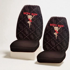 Betty Boop Car Seat Cover Front Low Or High Back Bucket Seat Cover Set 2011 - Picture 1 of 10