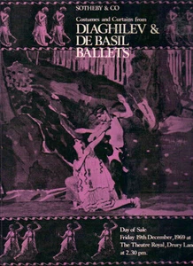 SOTHEBY'S DANCE THEATRE COSTUME DESIGN Russian Diaghilev De Basil Ballet Roerich - Picture 1 of 1