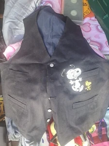 Snoopy Tuxedo Vest Vintage Peanuts - Picture 1 of 6