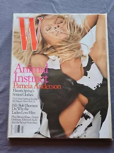 W Magazine May 2003 - PAMELA ANDERSON Animal Instinct Cover. Sexiest Clothes - Imagen 1 de 2