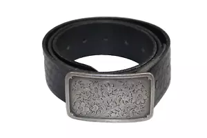 CINTURA UOMO TASK FORCE NERA MADE IN U.S.A. PELLE GRANA SUPERIORE 42/44 1304 - Foto 1 di 7