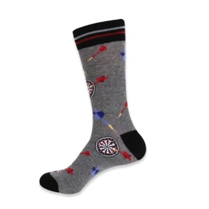 Throwing Darts Novelty Socks, Mens Dart Socks, Crazy Men's Socks, Dart Socks - Picture 1 of 2