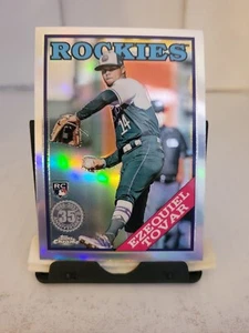 2023 Topps Chrome Ezequiel Tovar 35th Anniversary 1987 RC #88BC-9 RC T679 - Picture 1 of 2