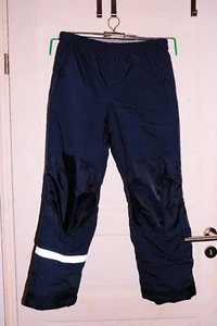 H&M L.O.G.G. wattierte Schneehose Skihose mit Fleecefutter dunkelblau 164 - Bild 1 von 4