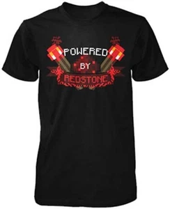 Camiseta Minecraft Powered By Redstore Juvenil - Videojuego Mojang Xbox PlayStation - Imagen 1 de 1