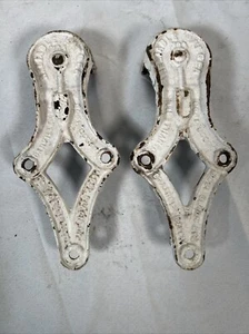 1903 Allith Prouty Co. No 2 Reliable Hanger Cast Iron Barn Door Rollers (pair) - Picture 1 of 8