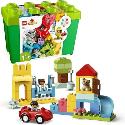 DUPLO Deluxe Steinebox, Lernspielzeug mit Bausteinen und Aufbewahrungsbox, - Bild 1 von 4