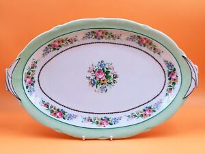 A. Lanternier Limoges France Porcelain serving platter. c1929-39.