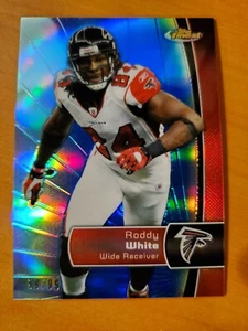 2012 Topps Finest Blue Refractor Roddy White Card #69 #59/99 - Picture 1 of 2