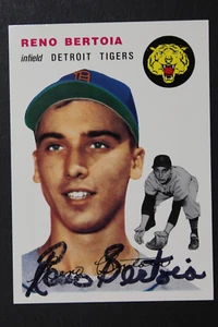 Reno Bertoia (d.2011) Tigers Autograph 1994 Topps #131 1954 Topps Archives Card - Picture 1 of 3