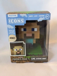 Minecraft Steve Night Light Lamp 3D Character Figure ICONS Paladone - Picture 1 of 3