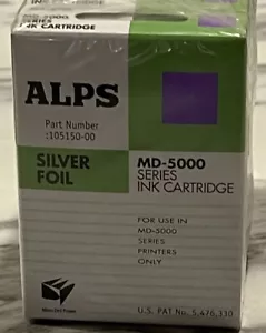 🔥BRAND NEW ALPS Silver Foil PRINTER INK CARTRIDGE MD SERIES - Picture 1 of 1