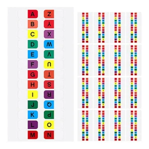 30 Sheets Letters Page Markers Novelty Alphabet Tabs Notebook Adhesive Tabs US - Picture 1 of 10